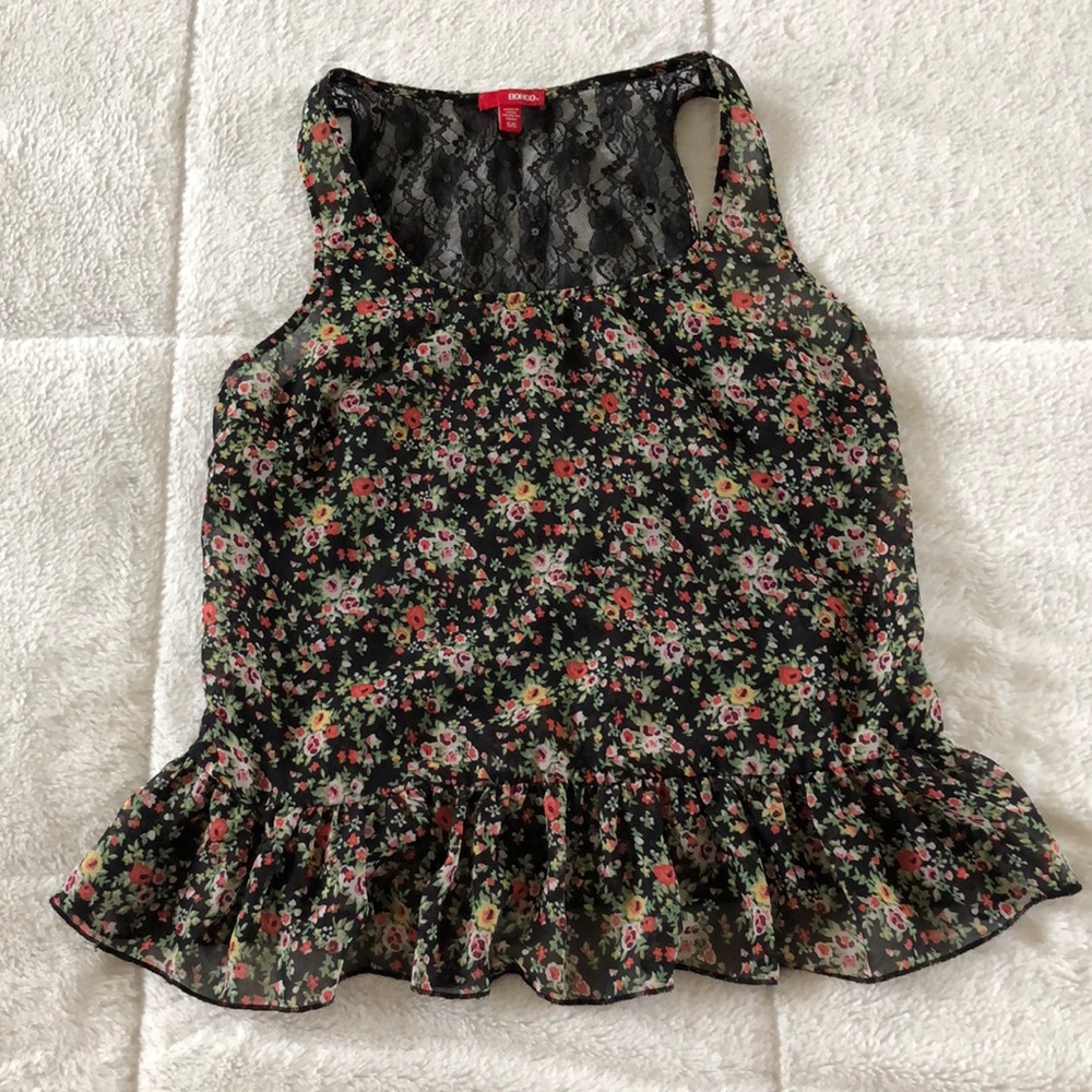 Floral tank top